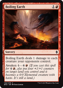 Boiling Earth - Battle for Zendikar Spoiler