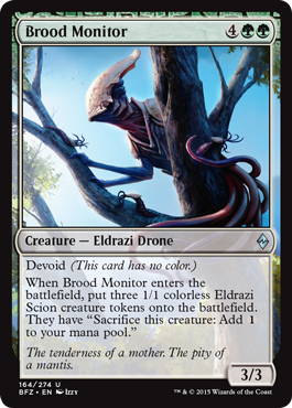 Brood Monitor - Battle for Zendikar Spoiler