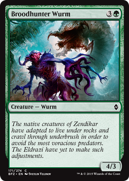 Broodhunter Wurm - Battle for Zendikar Spoiler