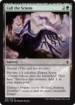 Call the Scions - Battle for Zendikar Spoiler