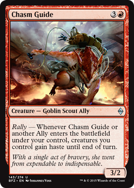 Chasm Guide - Battle for Zendikar Spoiler