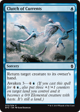 Clutch of Currents - Battle for Zendikar Spoiler