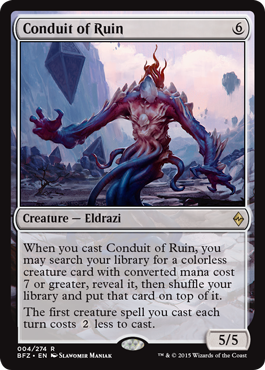 Conduit of Ruin - Battle for Zendikar Spoiler