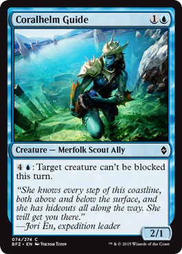 Coralhelm Guide - Battle for Zendikar Spoiler