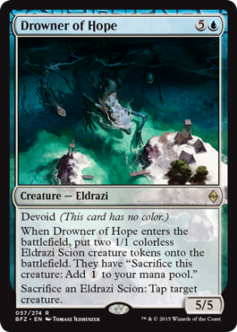 Drowner of Hope - Battle for Zendikar Spoiler