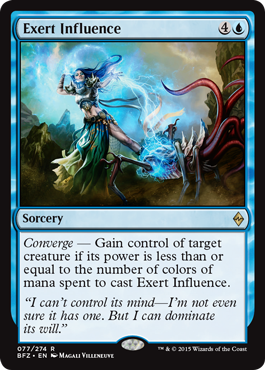 Exert Influence - Battle for Zendikar Spoiler