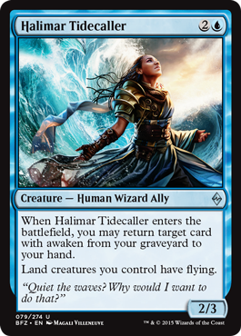 Halimar Tidecaller - Battle for Zendikar Spoiler