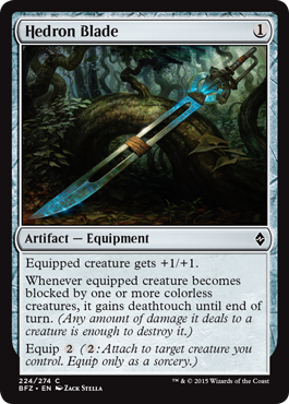 Hedron Blade - Battle for Zendikar Spoiler