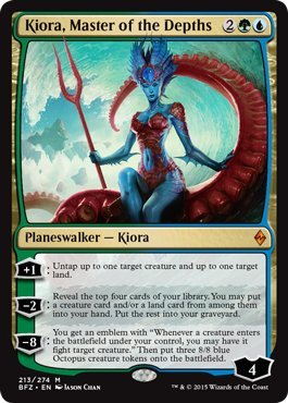 Kiora, Master of the Depths - Battle for Zendikar Planeswalker