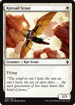 Kitesail Scout - Battle for Zendikar Spoiler