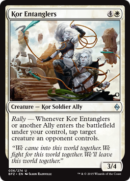 Kor Entanglers - Battle for Zendikar Spoiler