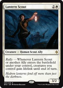 Lantern Scout - Battle for Zendikar Spoiler