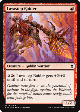 Lavastep Raider - Battle for Zendikar Spoiler