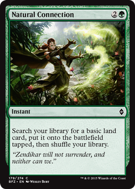 Natural Connection - Battle for Zendikar Spoiler