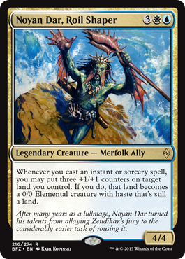 Noyan Dar, Roil Shaper - Battle for Zendikar Spoiler