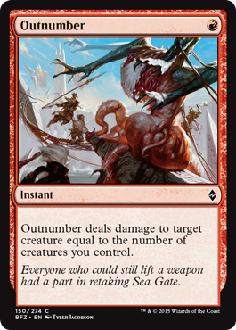 Outnumber - Battle for Zendikar Spoiler