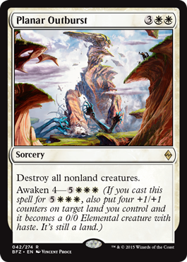 Planar Outburst - Battle for Zendikar Spoiler