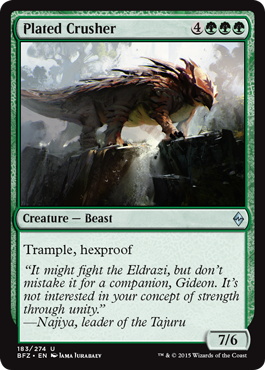 Plated Crusher - Battle for Zendikar Spoiler