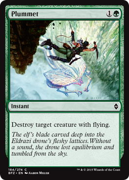 Plummet - Battle for Zendikar Spoiler