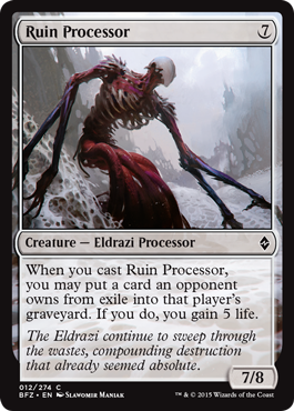 Ruin Processor - Battle for Zendikar Spoiler