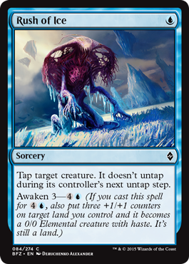 Rush of Ice - Battle for Zendikar Spoiler