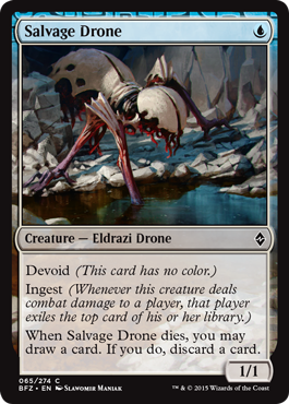 Salvage Drone - Battle for Zendikar Spoiler