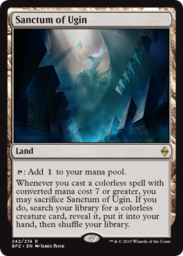 Sanctum of Ugin - Battle for Zendikar Spoiler