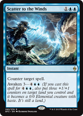 Scatter to the Winds - Battle for Zendikar Spoiler