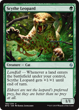 Scythe Leopard - Battle for Zendikar Spoiler