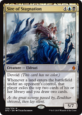 Sire of Stagnation - Battle for Zendikar Spoiler