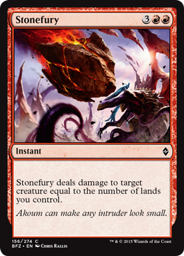 Stonefury - Battle for Zendikar Spoiler