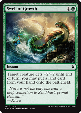 Swell of Growth - Battle for Zendikar Spoiler