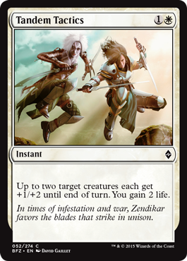 Tandem Tactics - Battle for Zendikar Spoiler