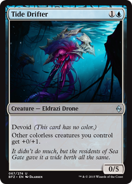 Tide Drifter - Battle for Zendikar Spoiler