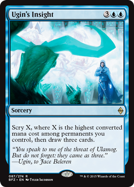 Ugin's Insight - Battle for Zendikar Spoiler