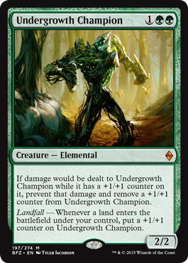 Undergrowth Champion - Battle for Zendikar Spoiler