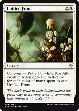 Unified Front - Battle for Zendikar Spoiler