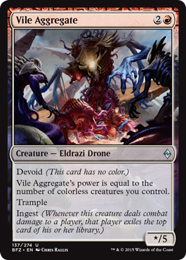 Vile Aggregate - Battle for Zendikar Spoiler