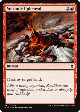 Volcanic Upheaval - Battle for Zendikar Spoiler