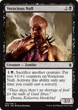 Voracious Null - Battle for Zendikar Spoiler