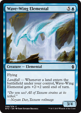 Wave-Wing Elemental - Battle for Zendikar Spoiler