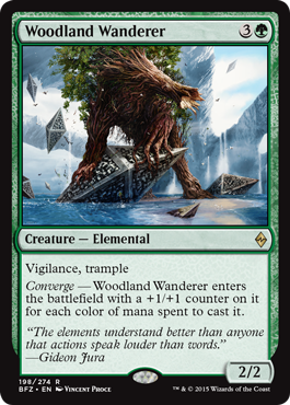 Woodland Wanderer - Battle for Zendikar Spoiler