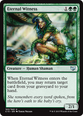 Eternal Witness - Commader 2015 Spoilers