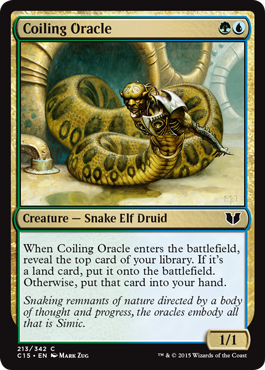 Coiling Oracle - Commader 2015 Spoiler