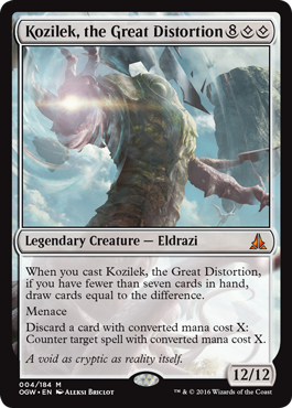 Kozilek, the Great Distortion - Oath of the Gatewatch Spoiler