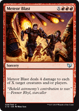 Meteor Blast - Commader 2015 Spoilers