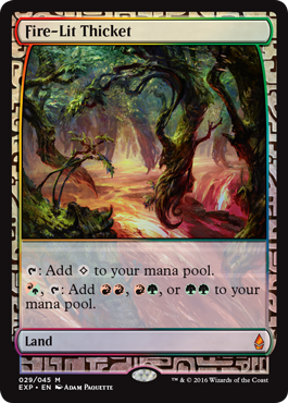 Fire-Lit Thicket (Expeditions) - Oath of the Gatewatch Spoiler