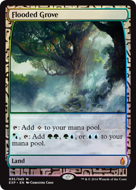 Flooded Grove (Expeditions) - Oath of the Gatewatch Spoiler