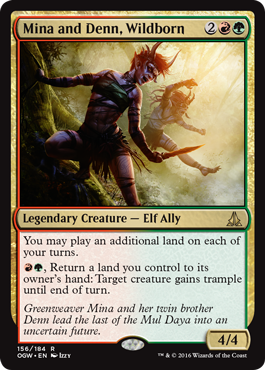 Mina and Denn, Wildborn - Oath of the Gatewatch Spoiler