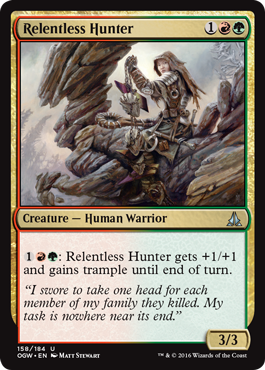 Relentless Hunter - Oath of the Gatewatch Spoiler